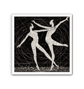 Elegant Ballet-Themed Wrapped Canvas